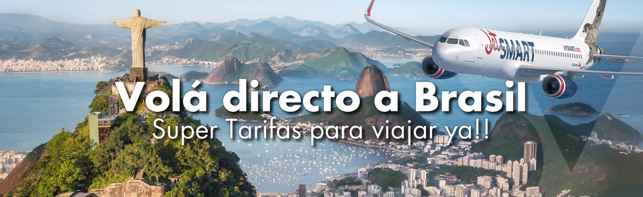 Volá a Brasil con JetSmart